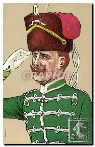 Cartes postales Militaria Officier