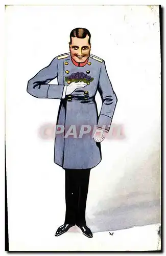 Cartes postales Militaria Officier