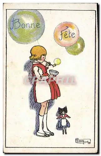 Cartes postales Fantaisie Enfant Poupee Alsace