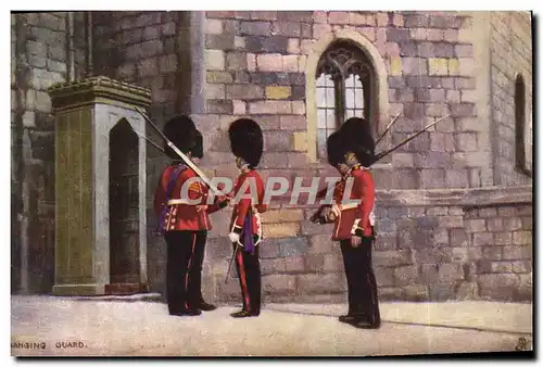 Cartes postales Militaria Changing guard London Londres