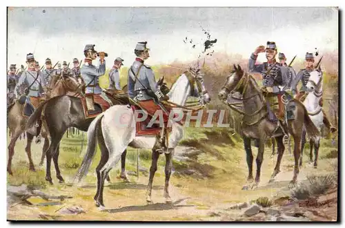 Cartes postales Militaria Officiers