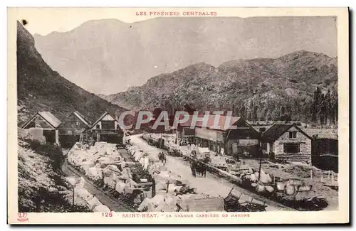 Cartes postales Carrieres Saint Beat La grande carriere de marbre