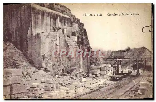 Cartes postales Carrieres Lerouville Carriere pres de la Gare