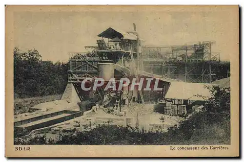 Cartes postales Le concasseur des Carrieres