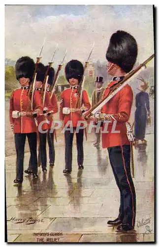 Cartes postales Militaria The Scots Guards The relief