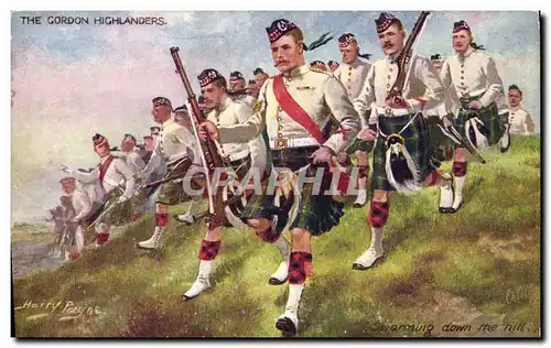 Cartes postales Militaria The Gordon Highlanders