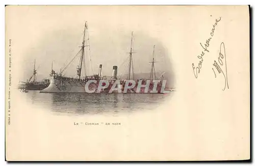 Cartes postales Bateau de Guerre Le Cosmao en rade