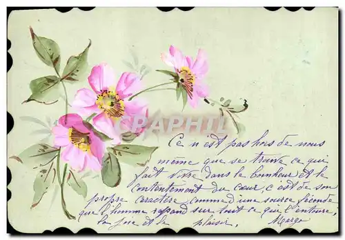 Cartes postales Fantaisie (dessin a la main) Fleurs