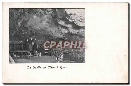 Cartes postales Grotte du chien a Royat Grottes