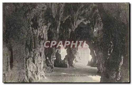 Cartes postales Grotte du Lac Daumesnil Bois de Vincennes Paris Grottes