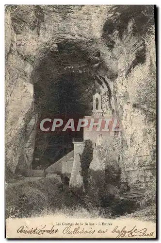 Cartes postales Grotte Grottes de la Balme L'entree