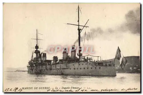 Cartes postales Bateau de Guerre Le Dupetit Thouars