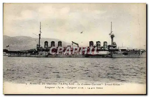 Cartes postales Bateau de Guerre Edgar Quinet Croiseur Cuirasse