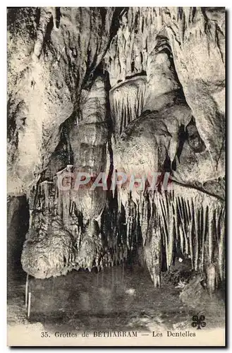 Cartes postales Grotte Grottes de Betharram Les dentelles