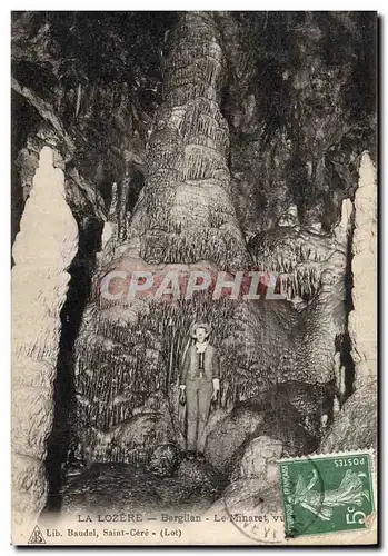 Cartes postales Grotte Grottes Bargilan Le minaret