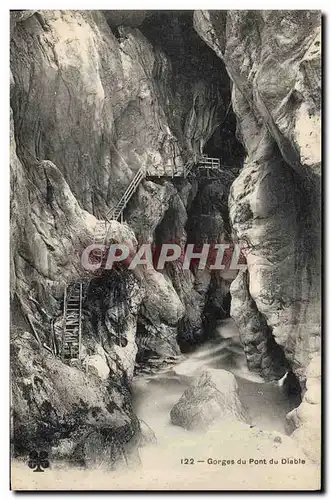 Cartes postales Grotte Grottes Gorges du pont du diable