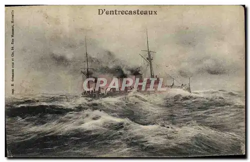 Cartes postales Bateau de Guerre D'Entrecasteaux