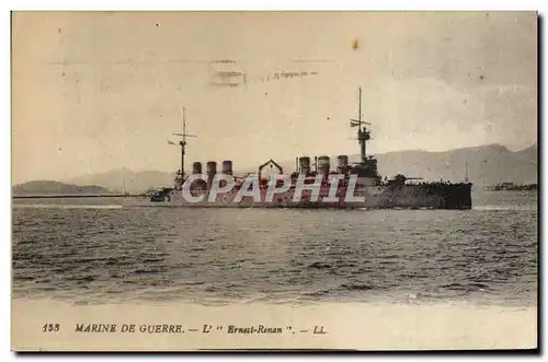 Cartes postales Bateau de guerre L'Ernest Renan