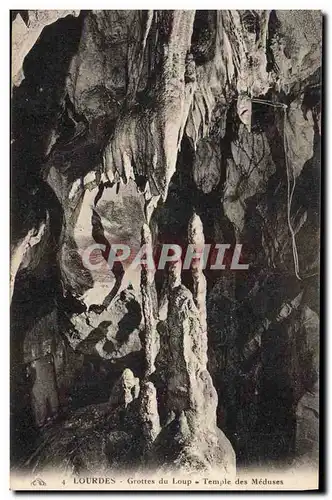 Cartes postales Grotte Grottes du Loup Temple des Meduses