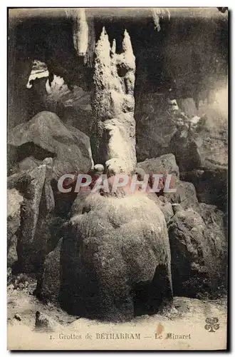 Cartes postales Grotte Grottes de Betharram Le minaret