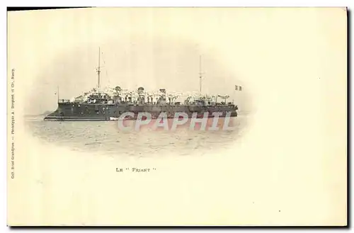 Cartes postales Bateau de Guerre Le Friant