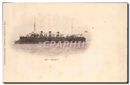 Cartes postales Bateau de Guerre Le Friant