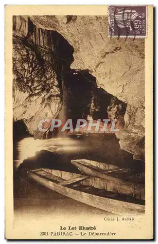 Cartes postales Grotte Grottes Padirac Le debarcadere