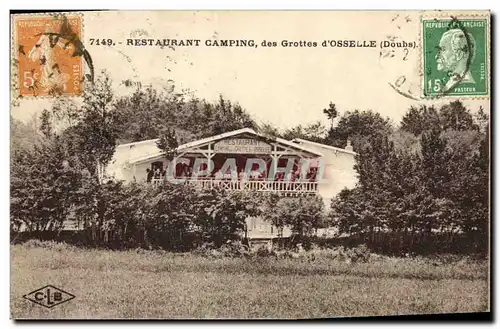 Cartes postales Grotte Grottes Restaurant Camping des grottes d'Osselle Doubs