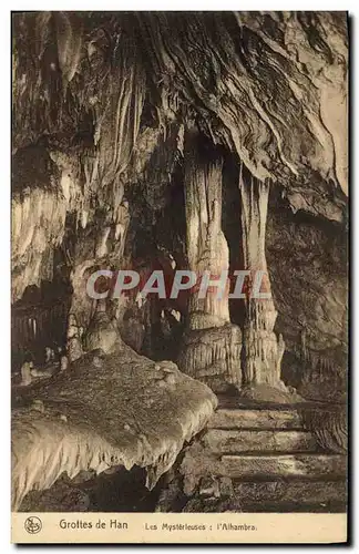 Cartes postales Grotte Grottes de Han Les mysterieuses L'alhambra