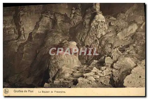 Cartes postales Grotte Grottes de Han Le boudoir de Proserpine