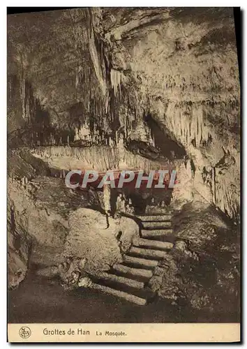 Cartes postales Grotte Grottes de Han La mosquee