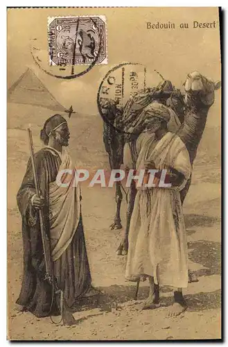 Cartes postales CARTE MAXIMUM Egypte Egypt Bedouin au desert