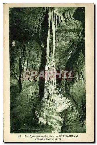 Cartes postales Grotte Grottes de Betharram Torsade Saint Pierre