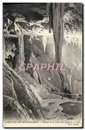 Cartes postales Grotte Grottes de Betharram Detail de la salle des lustres