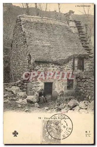 Cartes postales Folklore Vieux logis Auvergnat