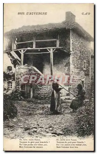 Cartes postales Folklore Auvergne