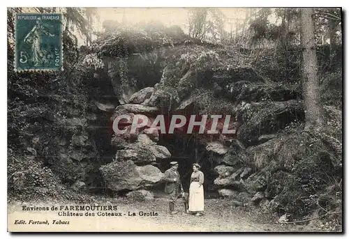 Cartes postales Grotte Grottes Environs de Farmoutiers Chateau des Coteaux