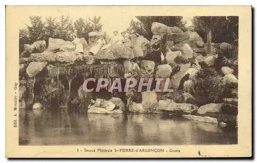 Cartes postales Grotte Grottes St Pierre d'Argencon