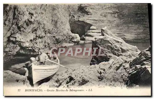 Cartes postales Bonifacio Grotte Marine de Sdragonato