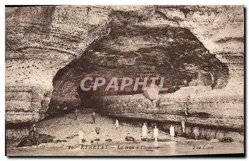 Cartes postales Etretat Le Trou a l'homme