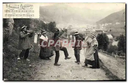 Cartes postales Folklore la Bourreio d'Aubergno