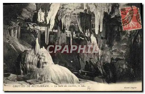 Cartes postales Grottes de Betharram La Salle des Lustres