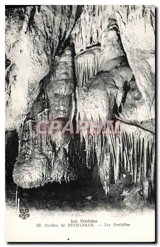 Cartes postales Les Ryrenees Grottes de Betharram Les Dentelles