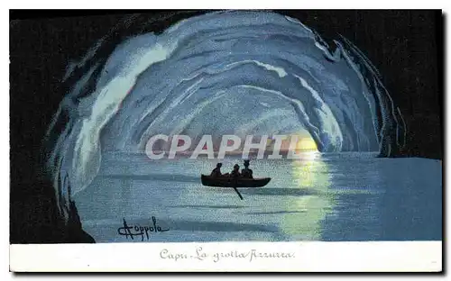 Cartes postales Capri La grotta Azzura