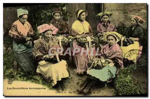 Cartes postales Folklore Les Dentelli�res Auvergnates