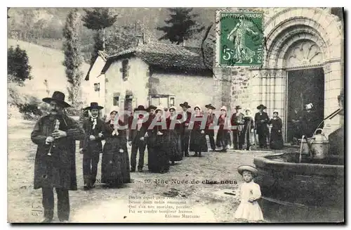 Cartes postales Folklore Une Noce de chez nous Mariage