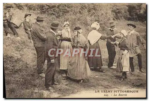 Cartes postales Folklore LE VELAY PITTORESQUE La Bourr�e