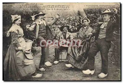 Cartes postales Folklore L'AUVERGNE PITTORESQUE