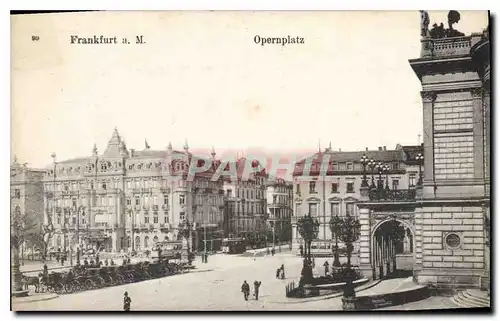 Cartes postales Frankfurt a M Opernplatz