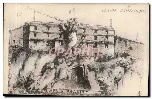 Cartes postales Belfort 6 janvie 1916 Le Lion Sympatienne